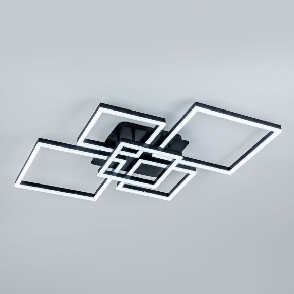 Потолочная светодиодная люстра с пультом управления LED4U L11041-5 BK