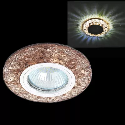 Встраиваемый светильник Reluce 51607-9.0-001MN MR16+LED3W TEA