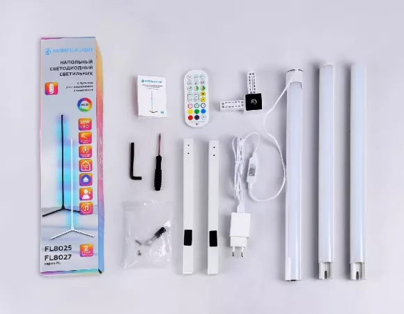 Торшер Ambrella Light Comfort LineTech FL8020, RGB, Хай-тек Торшер Ambrella Light Comfort LineTech FL8020, RGB, Хай-тек