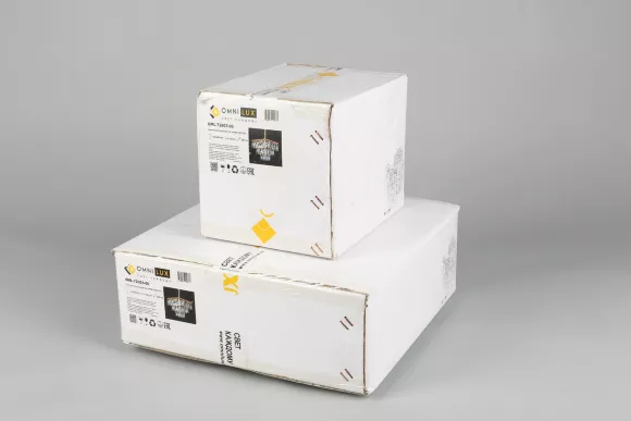 Подвесная люстра Omnilux OML-72603-06, Золото, Прозрачный, Металл, упаковка Подвесная люстра Omnilux OML-72603-06, Золото, Прозрачный, Металл, упаковка