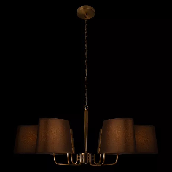 Подвесная люстра Loft IT Hilton 10527/6 Brass, Латунь, Коричневый, Металл Подвесная люстра Loft IT Hilton 10527/6 Brass, Латунь, Коричневый, Металл
