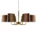 Подвесная люстра Loft IT Hilton 10527/6 Brass, Модерн, Коричневый