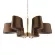 Подвесная люстра Loft IT Hilton 10527/6 Brass, Модерн, Коричневый, Латунь