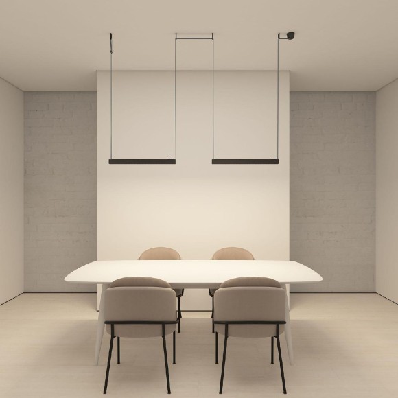 Трековый однофазный светильник Denkirs Belty Grill DK5573-BK