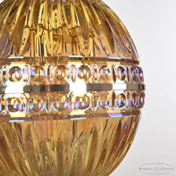 Подвесной светильник Bohemia Ivele Crystal 5480/18 G Shampan/M-1G, Золото, Шампань, Металл, декоративные элементы крупным планом Подвесной светильник Bohemia Ivele Crystal 5480/18 G Shampan/M-1G, Золото, Шампань, Металл, декоративные элементы крупным планом