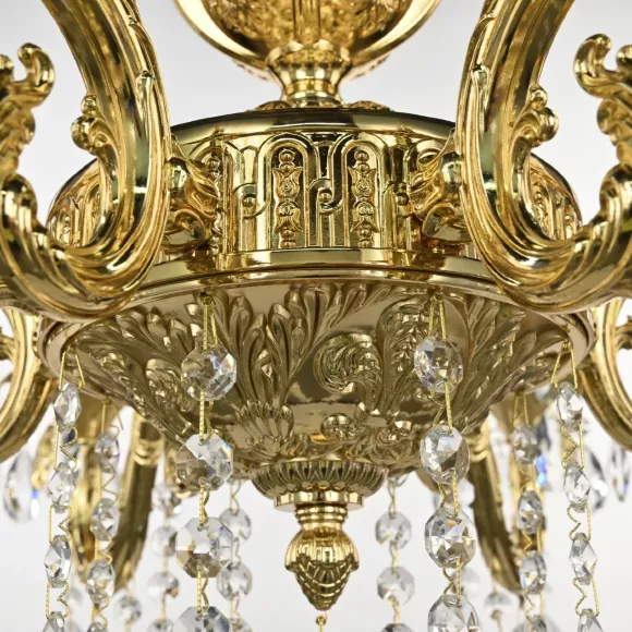Подвесная люстра Bohemia Ivele Crystal AL79101/8/250 B G, Золото Подвесная люстра Bohemia Ivele Crystal AL79101/8/250 B G, Золото