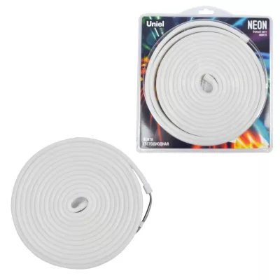 Светодиодная гибкая герметичная лента Uniel ULS-N03-2835-100LED/m-8mm-IP67-DC12V-11W/m-5M-4000K UL-00009094