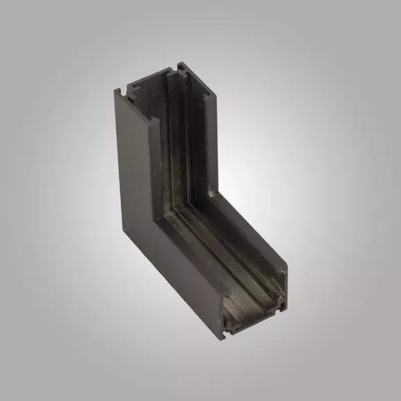 Угловой внутренний коннектор для накладного магнитного шинопровода AM Group Magnet AM504 BK, вид сбоку Угловой внутренний коннектор для накладного магнитного шинопровода AM Group Magnet AM504 BK, вид сбоку
