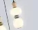 Подвесной светильник Ambrella Light High Light Ceramo Modern LH53143, Черный, Белый, Теплый белый, крупный план
