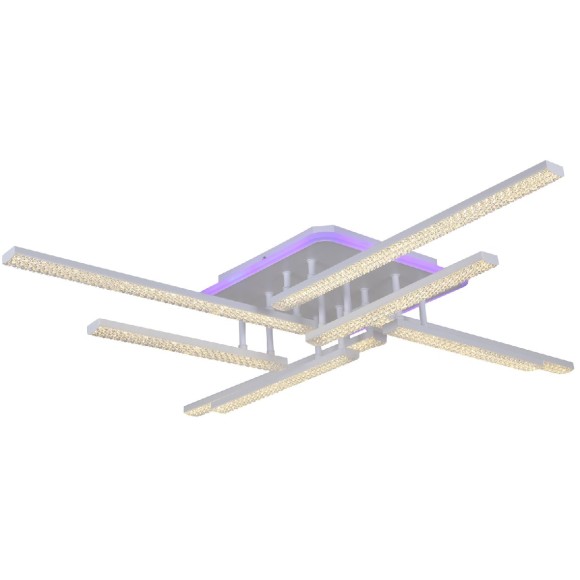 Потолочная светодиодная люстра с пультом управления Reluce 77138-0.3-4+4