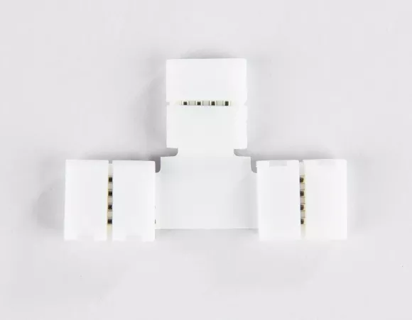 Соединитель T для светодиодной ленты 5050 12/24V (4 конт.) GS7001 (5шт) Ambrella Light Illumination GS7001