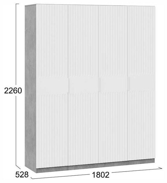 Шкаф платяной Хилтон TRI_252584