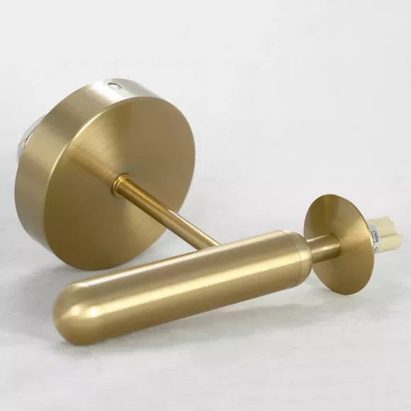 Бра Lussole Cleburne LSP-8591, Матовое золото, Белый, Золото Бра Lussole Cleburne LSP-8591, Матовое золото, Белый, Золото