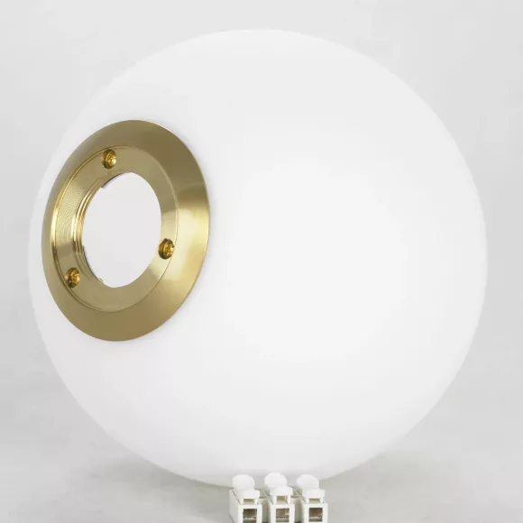 Бра Lussole Cleburne LSP-8591, Белый, Золото, Металл Бра Lussole Cleburne LSP-8591, Белый, Золото, Металл