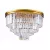 Потолочная люстра DeLight Collection 1920s Odeon 9513C/600R gold/clear