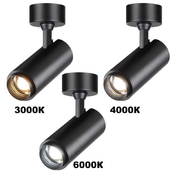 Светодиодный спот Novotech NAIL 359222, LED, 13W, черный