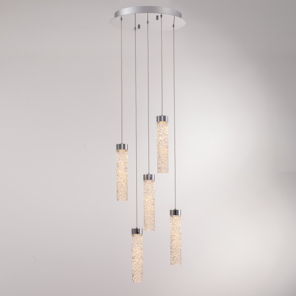 Подвесной светильник Delight Collection MD24030028-5A chrome/clear