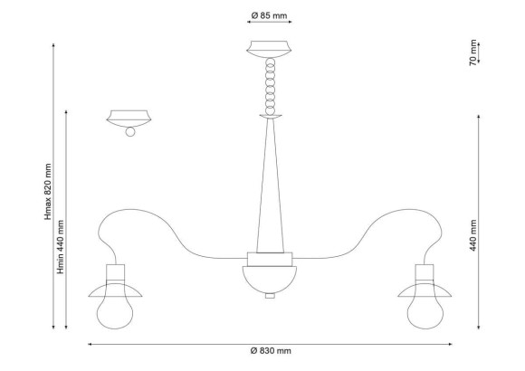 Подвесная светодиодная люстра Lucia Tucci Natura Natura 188.12 LED