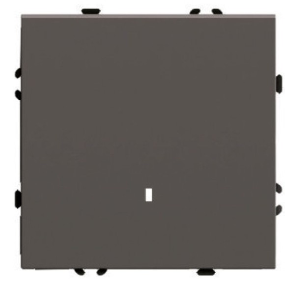 Выключатель 1-клавишный c индикатором (механизм) Stekker Эмили 250В 10А RSW10-5101-09 антрацит soft touch