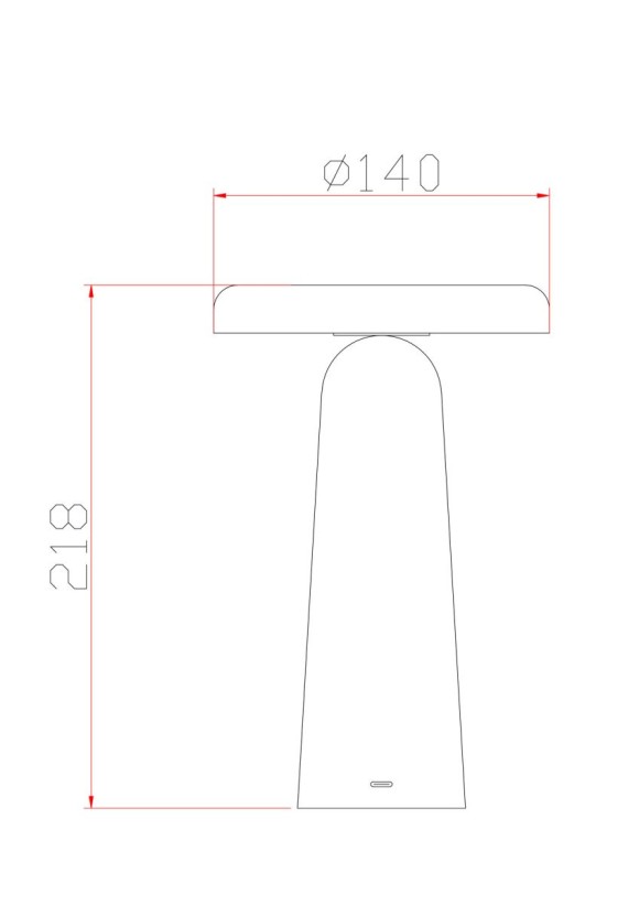 Настольная аккумуляторная лампа Freya Mushroom FR6109TL-L4B