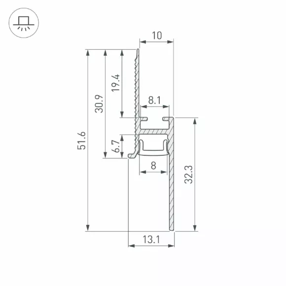 Профиль Arlight PLINTUS-FANTOM-BENT-H20-SIDE-2000 BLACK 043673(1) Профиль Arlight PLINTUS-FANTOM-BENT-H20-SIDE-2000 BLACK 043673(1)