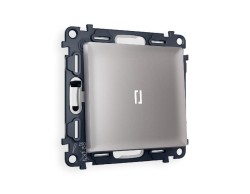 Комплект механизма 1-кл проходного выключателя с подсветкой Ambrella Volt Alfa MA502035