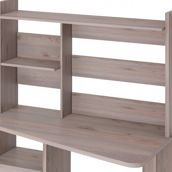 Стол компьютерный Домино Лайт СКЛ-Трап120+НКЛ-120 MER_SKL-Trap120-NKL-120_N_PRAV