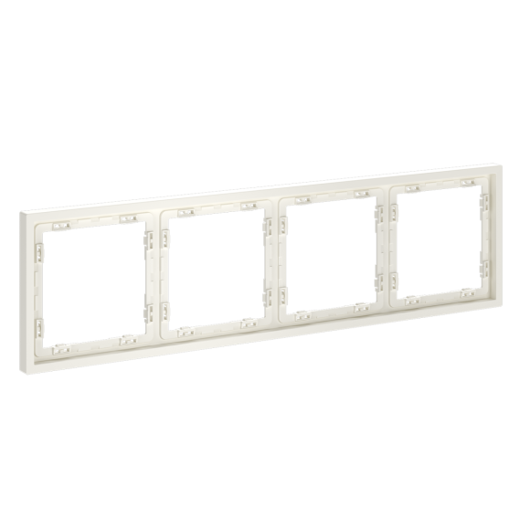 Рамка пластиковая Voltum S70 на 4 пост, (хлопок) VLS100413