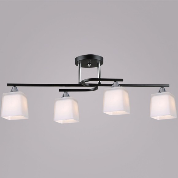 Потолочная люстра Reluce 06194-0.3-04 BK+CH