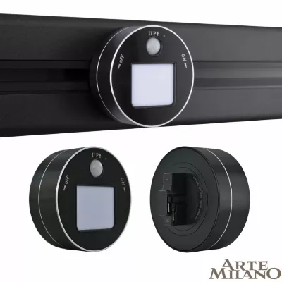 Трековая подсветка Arte Milano Am-track-sockets 380011TLS/LWS Black