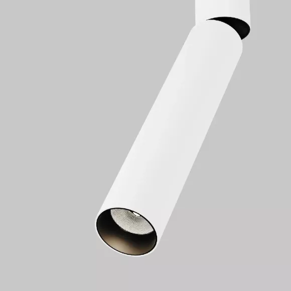 Трековый однофазный светильник Maytoni Focus T TR142-1-6W3K-W, Белый, Теплый белый, Алюминий