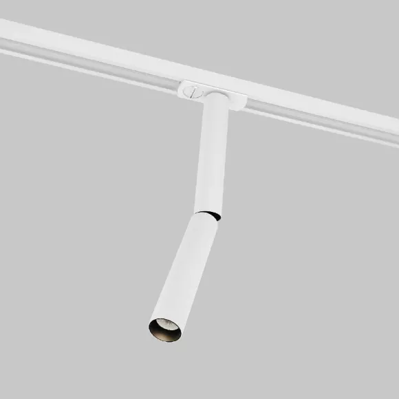 Трековый однофазный светильник Maytoni Focus T TR142-1-6W3K-W, вид снизу