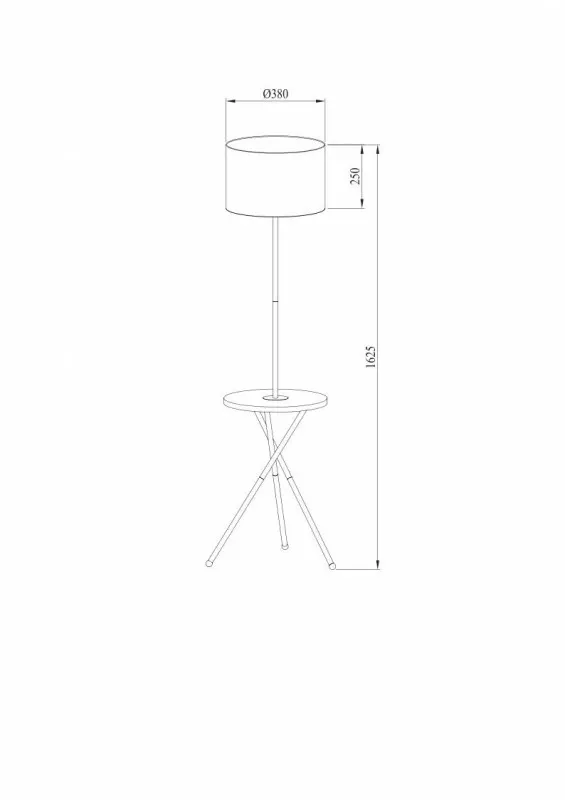 Торшер ARTE Lamp A2070PN-1BK, Черный, Металл, Ткань, основание крупным планом Торшер ARTE Lamp A2070PN-1BK, Черный, Металл, Ткань, основание крупным планом