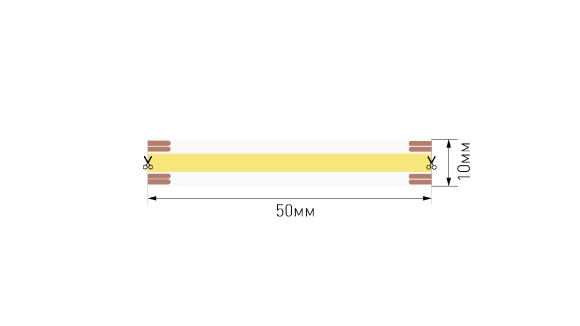 Светодиодная лента SWG PRO 24В COB 15Вт/м 2700-6500K 5м IP20 SWG-COB640-24-15-CCT 027999
