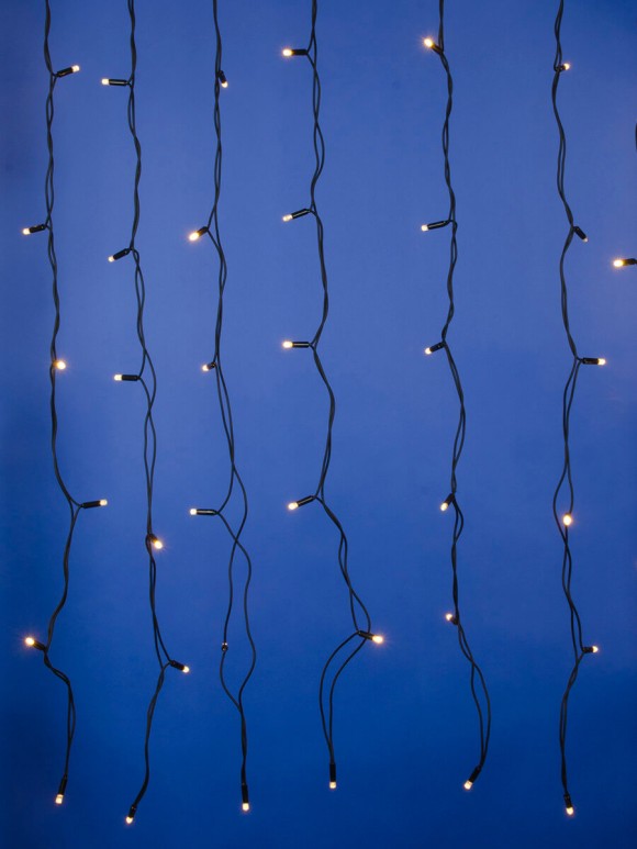 Уличная светодиодная гирлянда Uniel занавес (UL-00003938) теплый белый ULD-C2030-240/TBK Warm White IP67