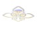 Потолочный светодиодный светильник Ambrella Light Acrylica FA8844