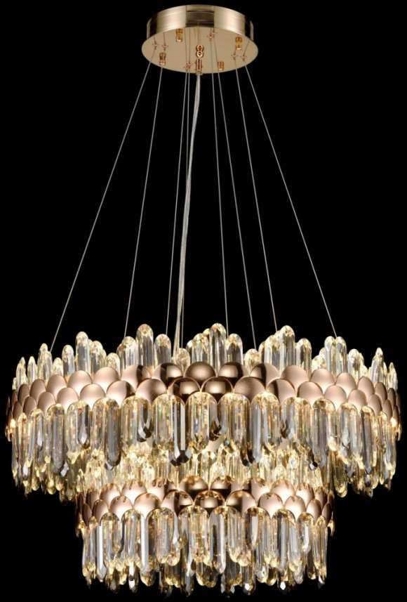 Подвесная светодиодная люстра с пультом управления Wertmark Debora WE104.03.323