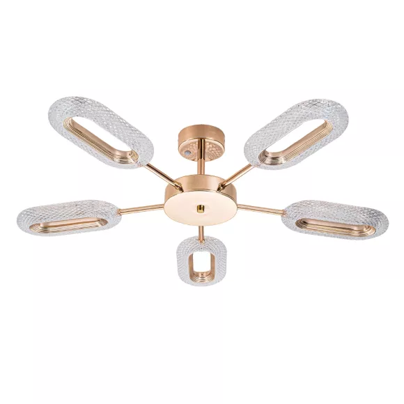Потолочная люстра Arte Lamp Ovale A2489PL-5GO Потолочная люстра Arte Lamp Ovale A2489PL-5GO