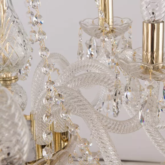 Подвесная люстра Bohemia Ivele Crystal 101/10+5/300 G, Классика, Золото Подвесная люстра Bohemia Ivele Crystal 101/10+5/300 G, Классика, Золото