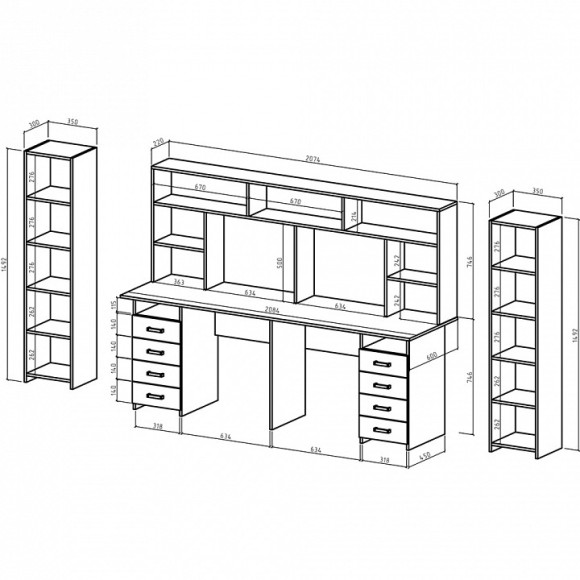 Набор для детской Лайт-15 СН MAS_USHLT-15-SN-DS