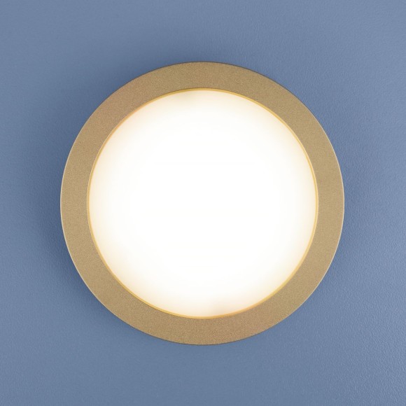 Встраиваемый светодиодный светильник Elektrostandard DSKR80 5W 4200K SGD золото матовый 4690389041303