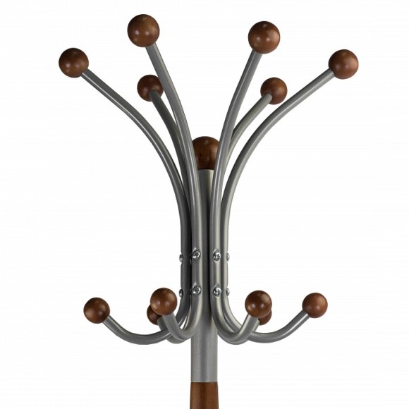 Вешалка-стойка Декарт Д-1 средне-коричневый/металлик ML_D-1_MEDBR