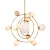 Люстра на штанге Delight Collection Planet KG1122P-13 brass