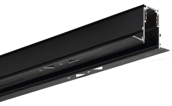 Шинопровод магнитный встраиваемый iLedex Vision 4822-65/48-2000-BK