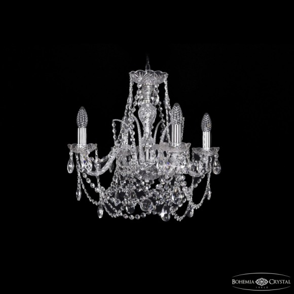 Подвесная люстра Bohemia Ivele Crystal 1411/4/160 Ni