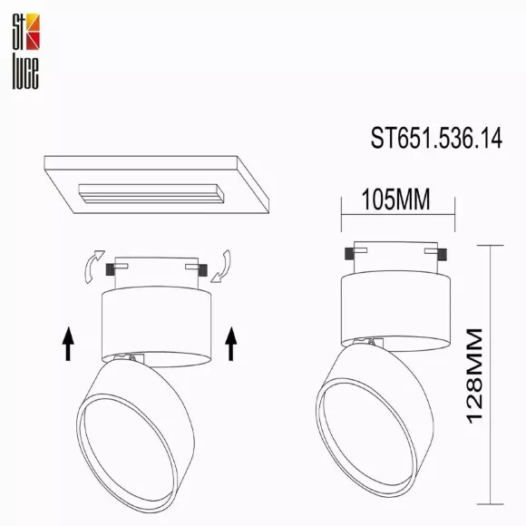 Трековый светильник ST Luce ST651 ST651.536.14
