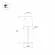 Настольная лампак с аккумулятором Arlight SP-DAISY-TAB-1.5W Warm3000-MIX (WH, 90 deg) (IP54 Металл) 044378, Белый, Теплый белый, Алюминий, основание крупным планом