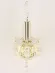 Бра Bohemia Ivele Crystal 112B/1/141 G V0300, Золото, Металл, Классика стиль, крупный план