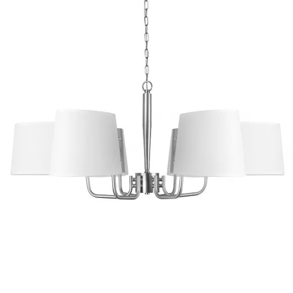 Подвесная люстра Loft IT Hilton 10527/6 Nickel, Модерн, Белый