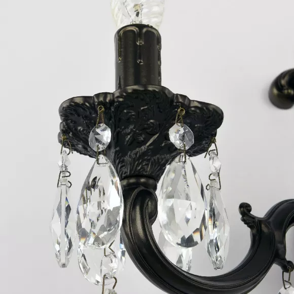 Бра Bohemia Ivele Crystal AL7801B15/3/175 B PD, Бронза, Металл, Классика стиль, декоративные элементы крупным планом Бра Bohemia Ivele Crystal AL7801B15/3/175 B PD, Бронза, Металл, Классика стиль, декоративные элементы крупным планом